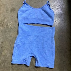 Amazon Bra and Bike Short Set Sz M